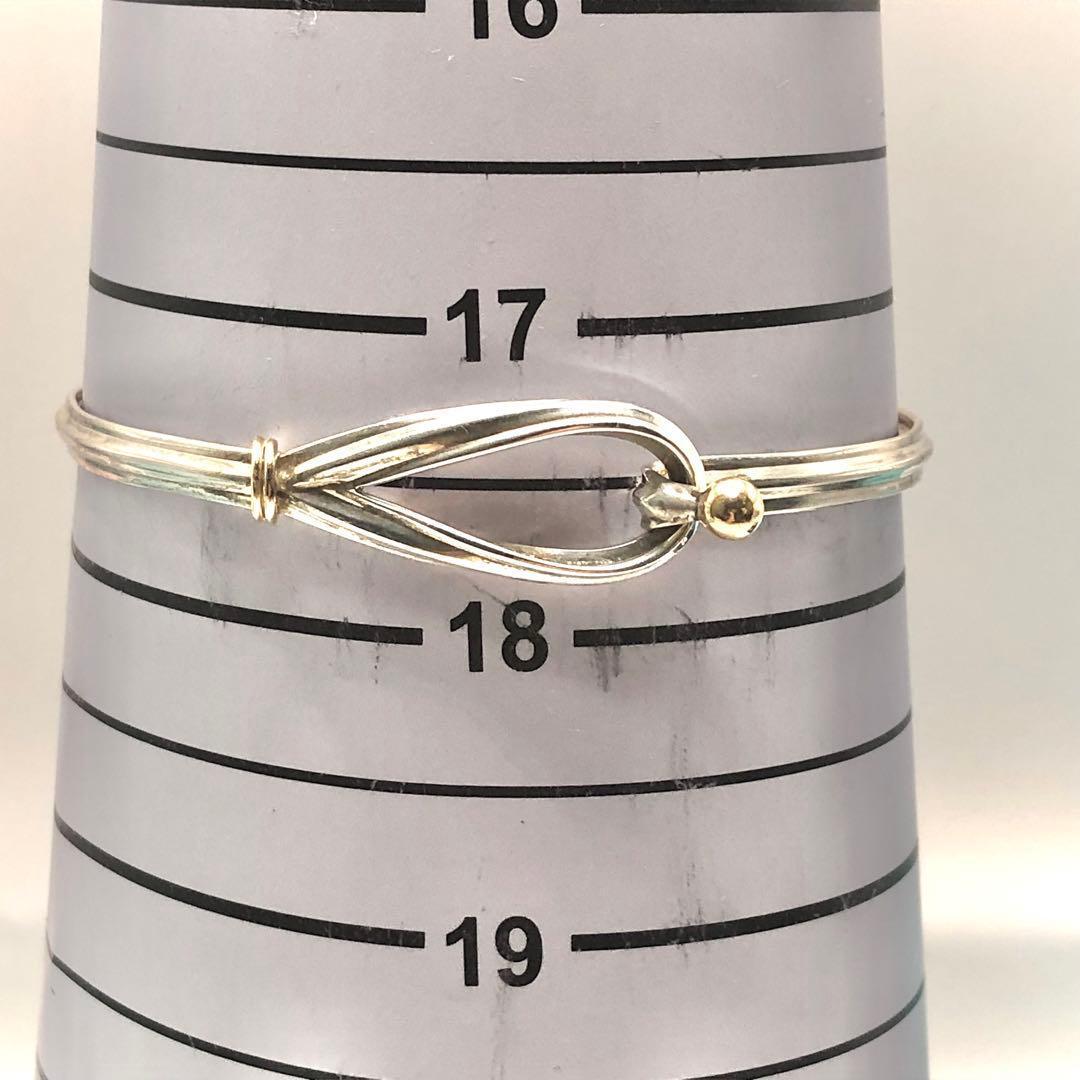 【激レア！】ティファニー フック&アイ ラブノット バングル 925 750