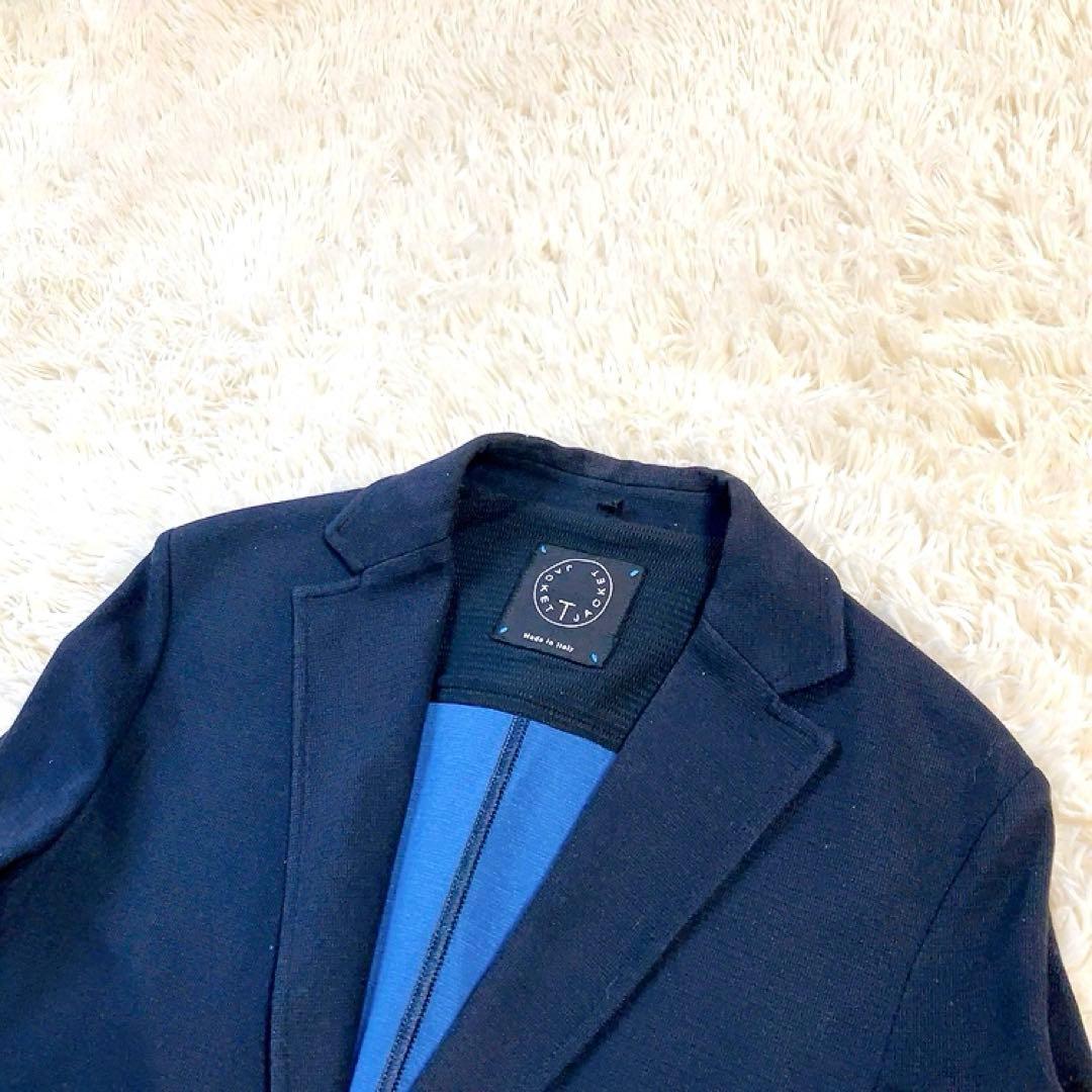 【ストレッチ】T-JACKET　スーツセットアップ　M　ネイビー