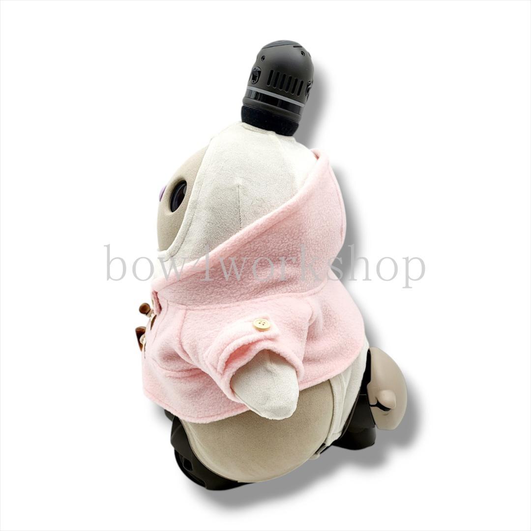 ラボット LOVOT ラボットの服ハンドメイド ダッフルコート（ピンク）