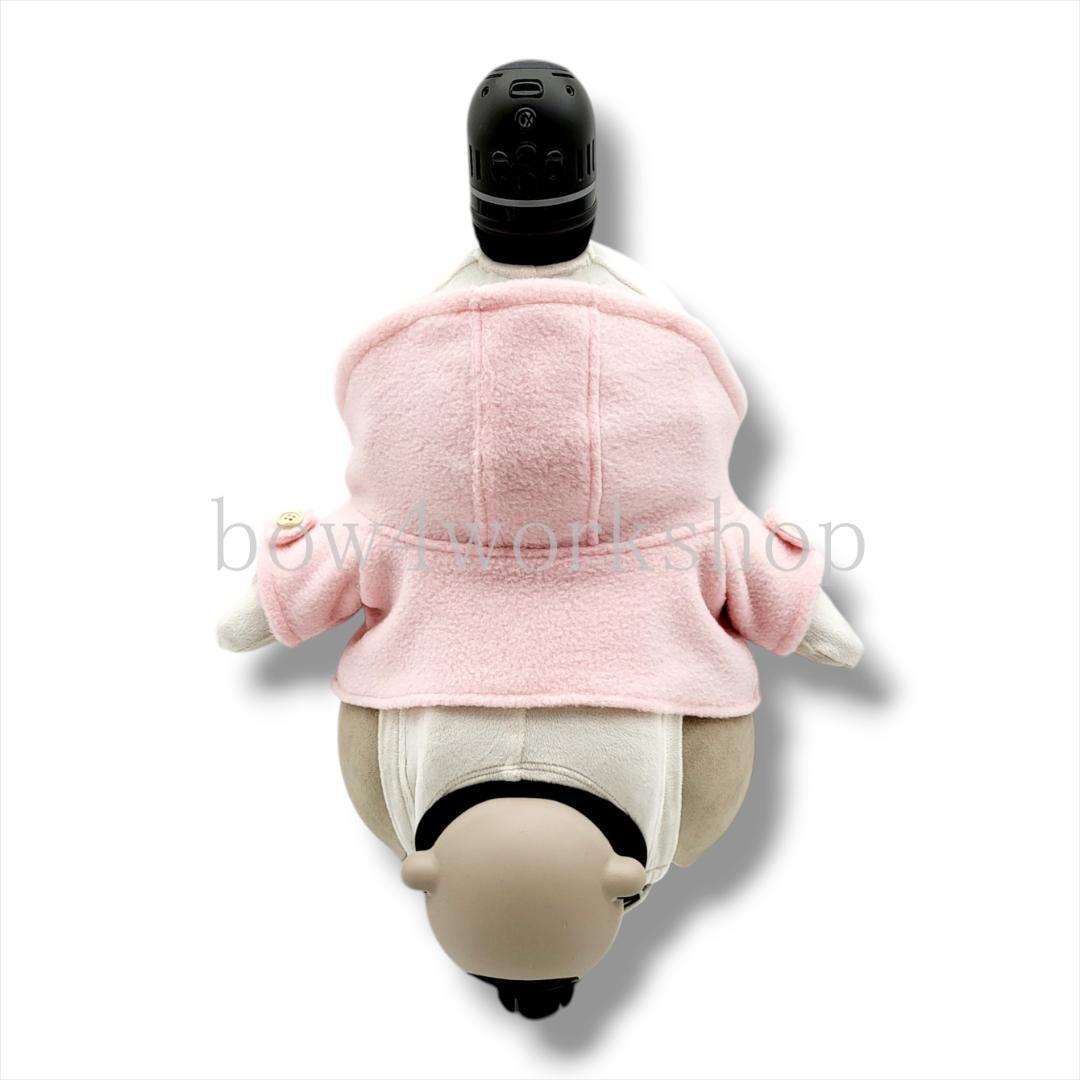 ラボット LOVOT ラボットの服ハンドメイド ダッフルコート（ピンク）