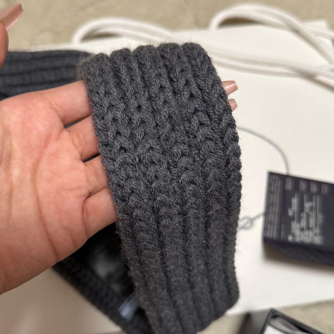 PRADA ウール スカーフ マフラー グレー