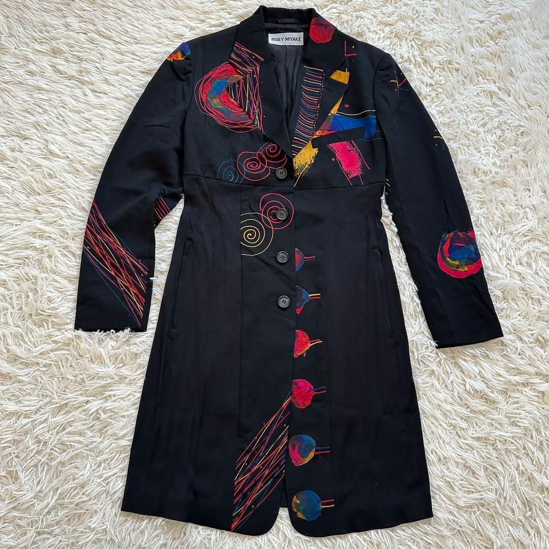 【ISSEY MIYAKE】イッセイミヤケ M コート ジャケット ロング