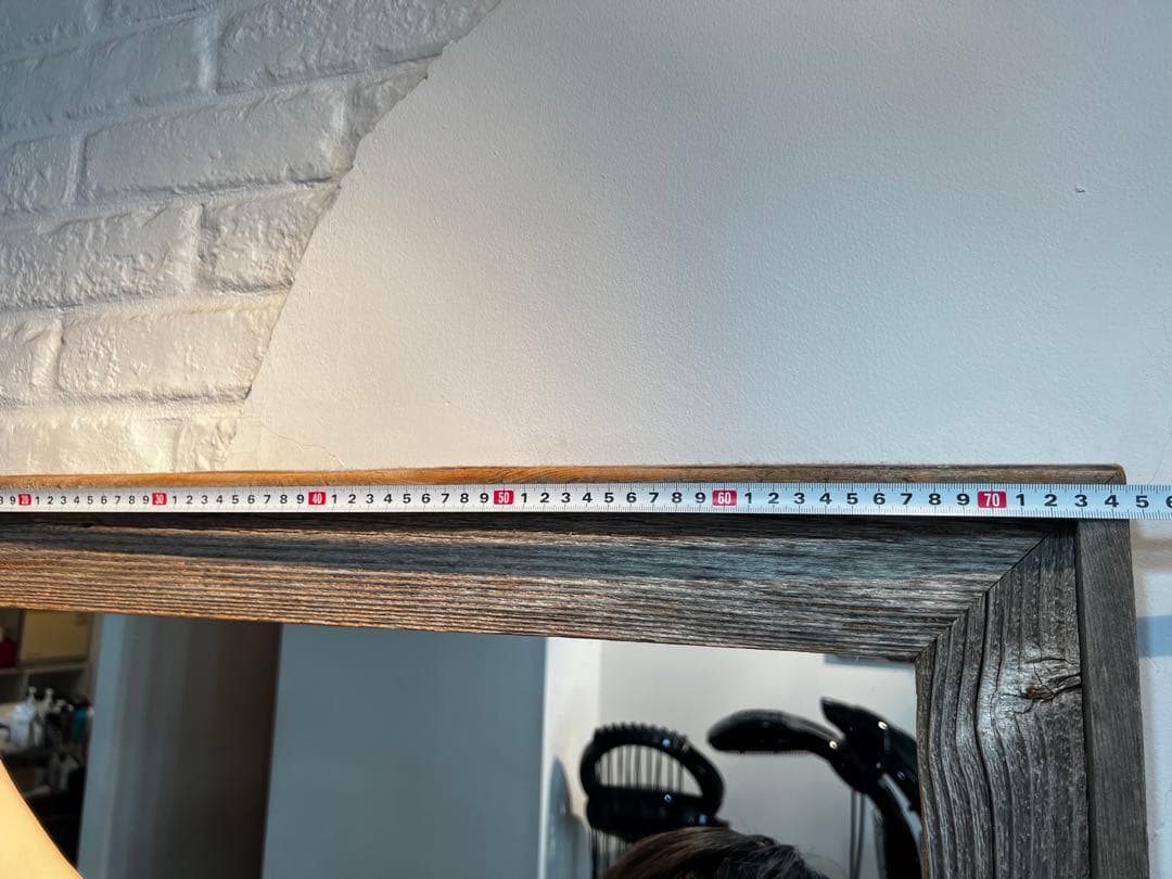 GALLUP 木製ミラー　アンティーク ギャラップ