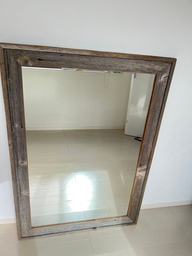 GALLUP 木製ミラー　アンティーク ギャラップ