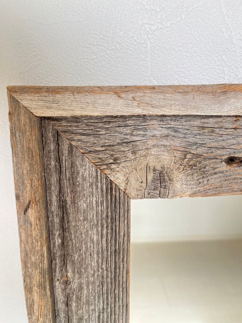 GALLUP 木製ミラー　アンティーク ギャラップ