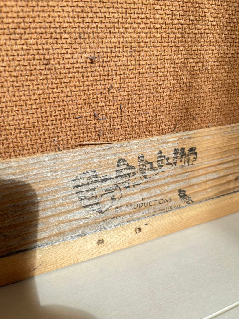 GALLUP 木製ミラー　アンティーク ギャラップ