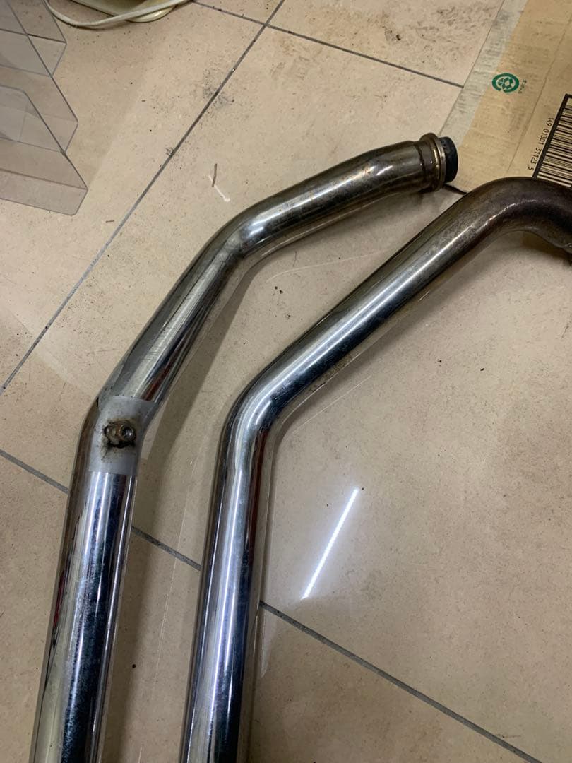 ハーレー ショベル、FXSローライダー1980年 2インチドラックパイプ