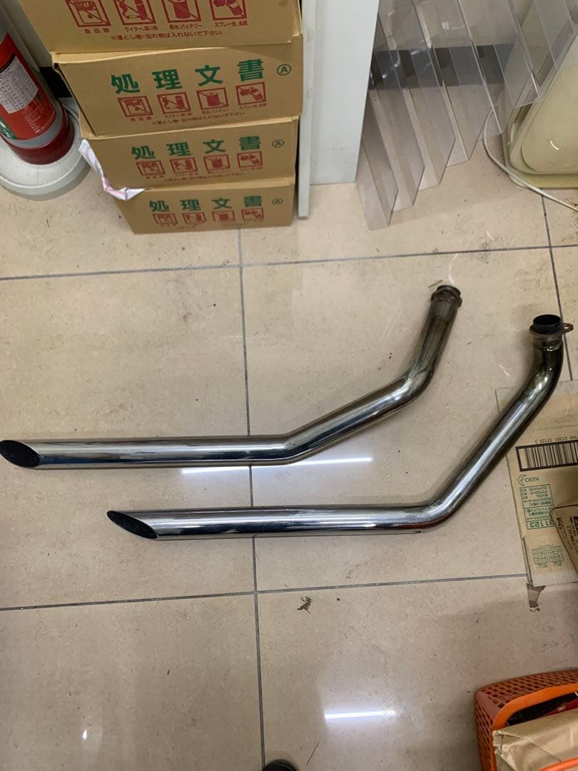 ハーレー ショベル、FXSローライダー1980年 2インチドラックパイプ