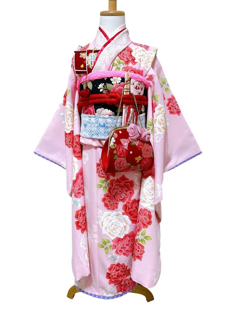 姫系フルセット♡七五三　7歳　女の子　一式　ピンク　ブランド