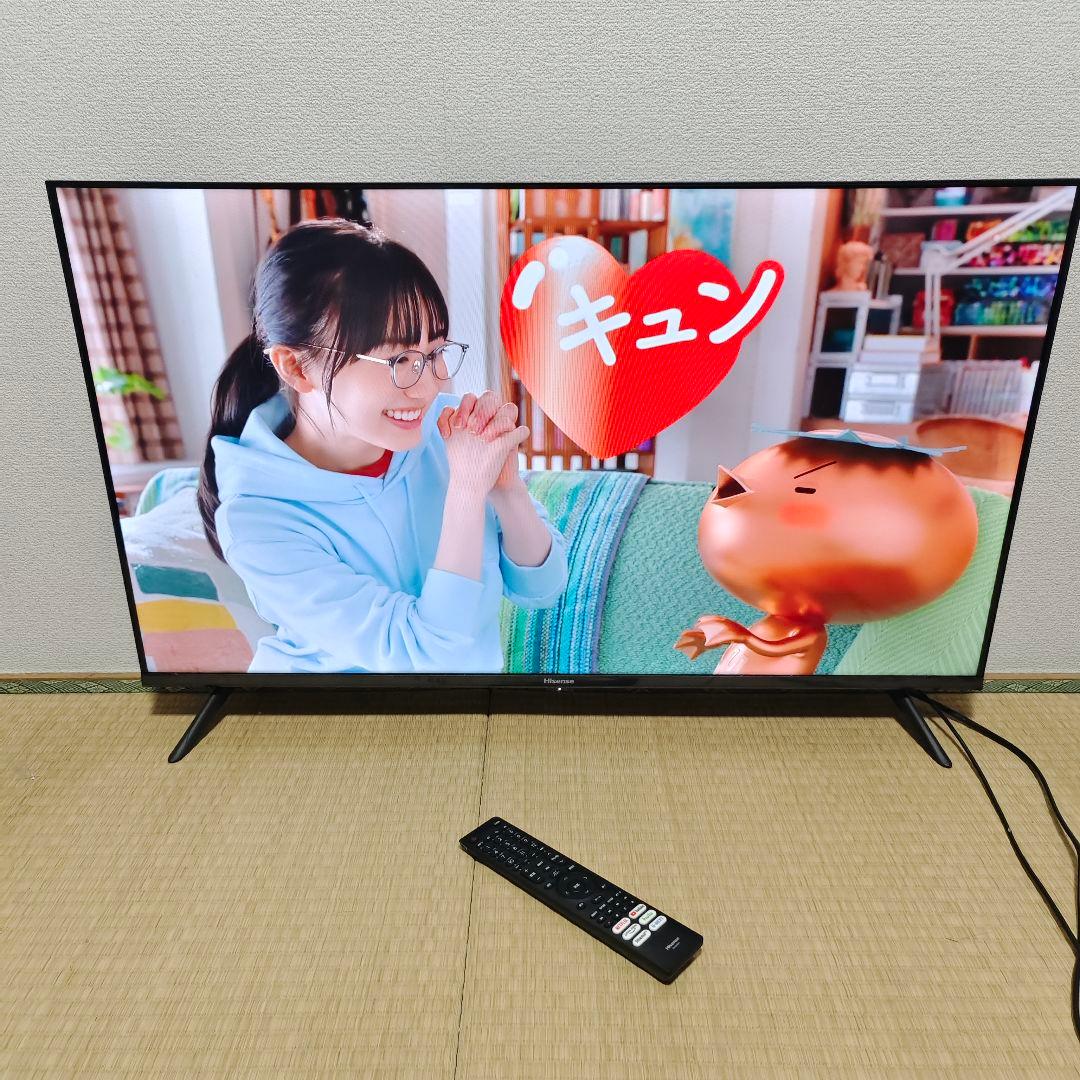 スマートテレビ40型 ハイセンス ネット動画️⭕️地上波 24年製✨新品に近い