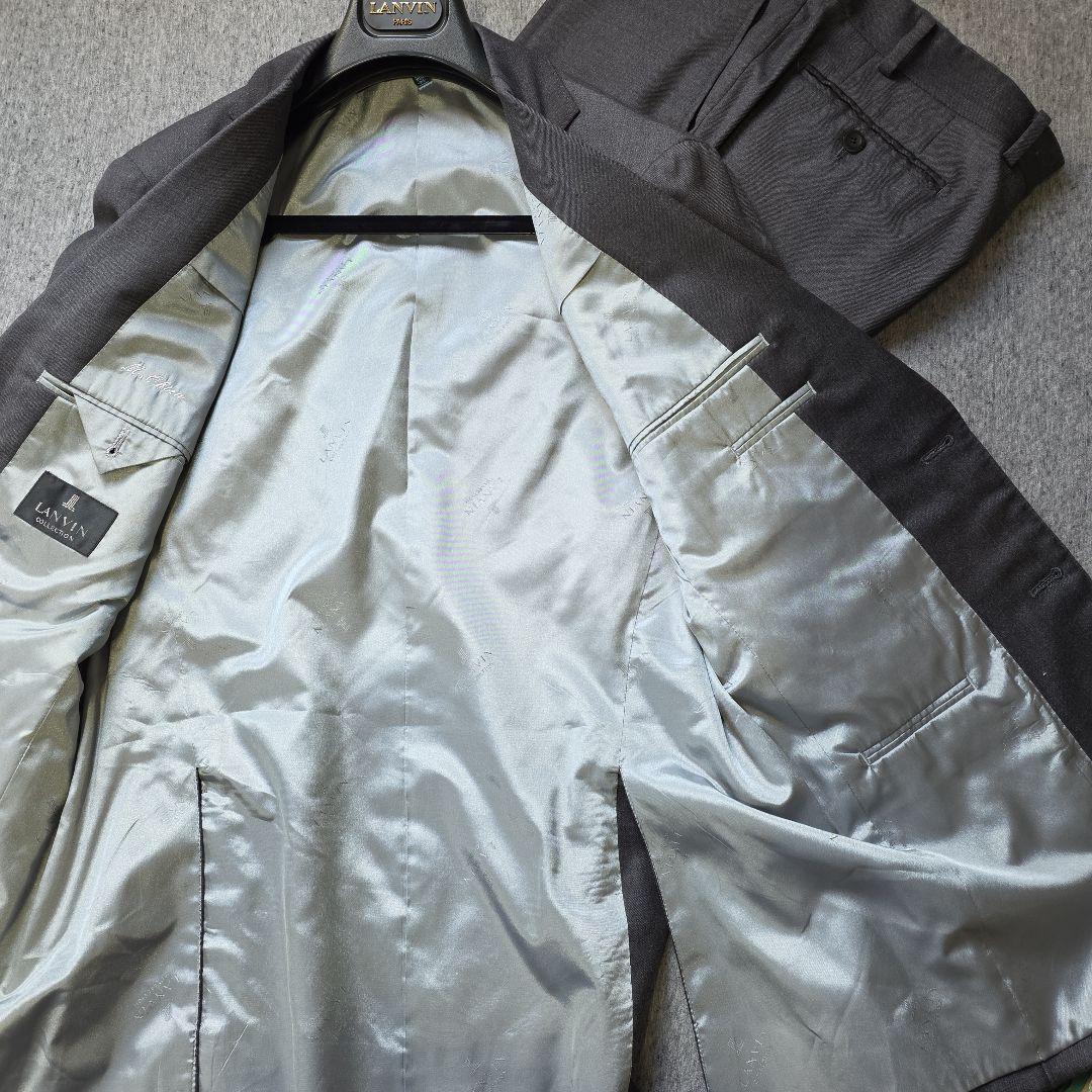 【gibsonさん専用】Lanvin Colle生地スーツ　グレー&ネイビー
