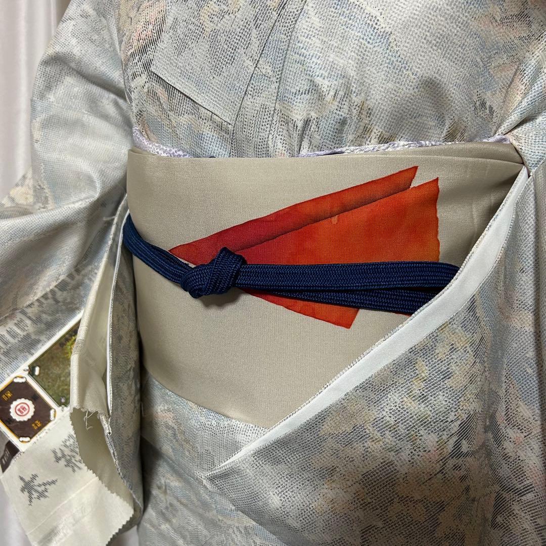 H*u様 未使用　新品　美品　袷　正絹　証紙付き　本場大島紬　フルセット　塩瀬名