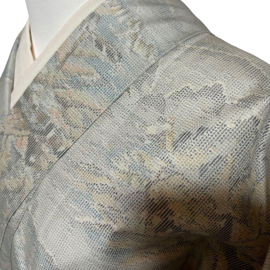 H*u様 未使用　新品　美品　袷　正絹　証紙付き　本場大島紬　フルセット　塩瀬名