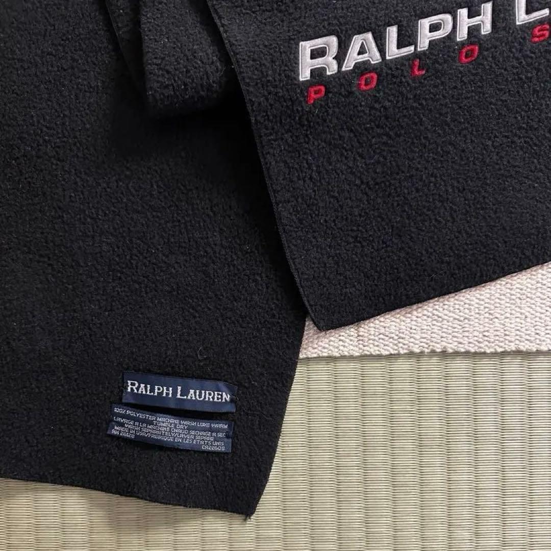 90s Ralph Lauren USA製 マフラー polo sport