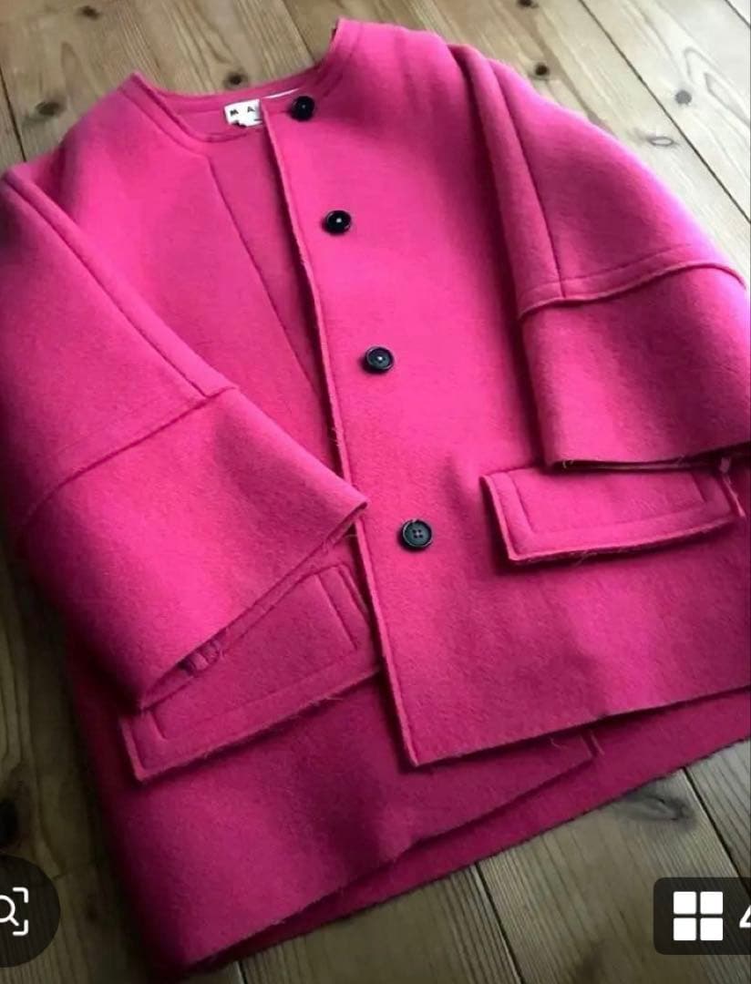 マルニ MARNI コート バージンウール ピンク 美品❣️