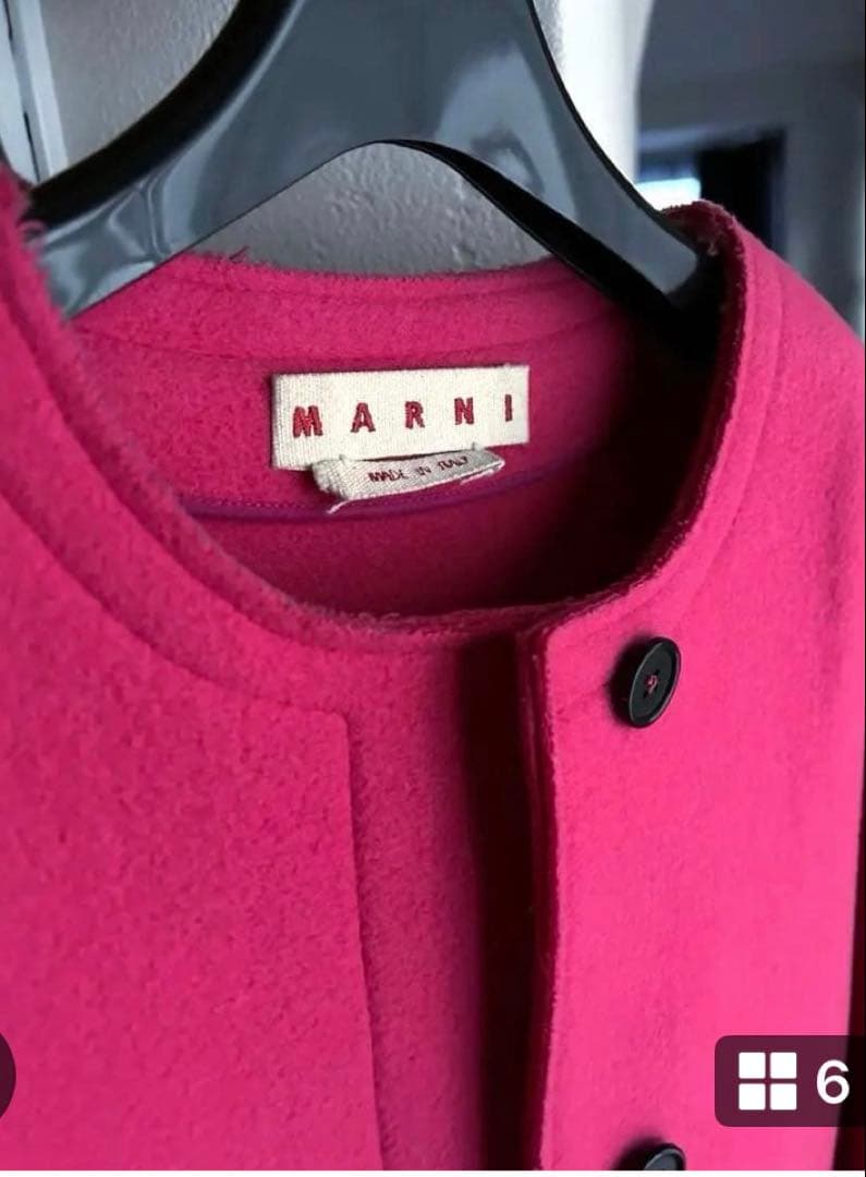 マルニ MARNI コート バージンウール ピンク 美品❣️