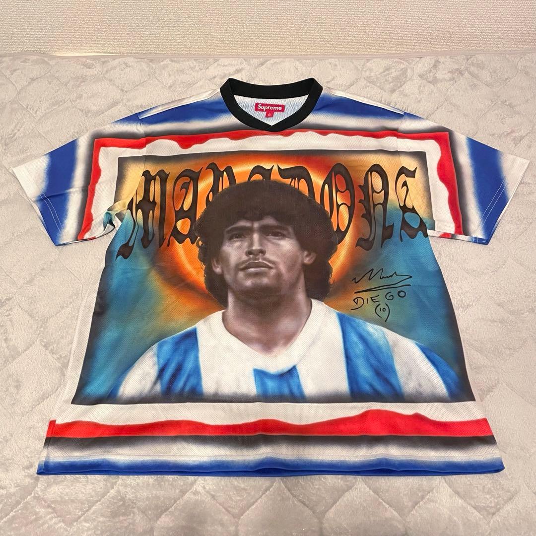 トップス Supreme Maradona Soccer Jersey
