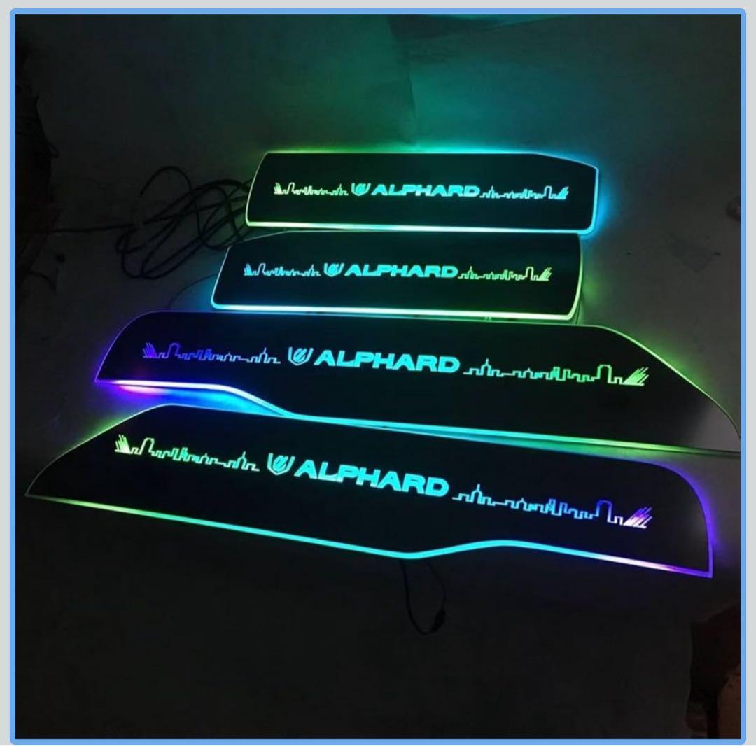 ALPHARD レインボーカラー　 スカッフプレート 4個セット