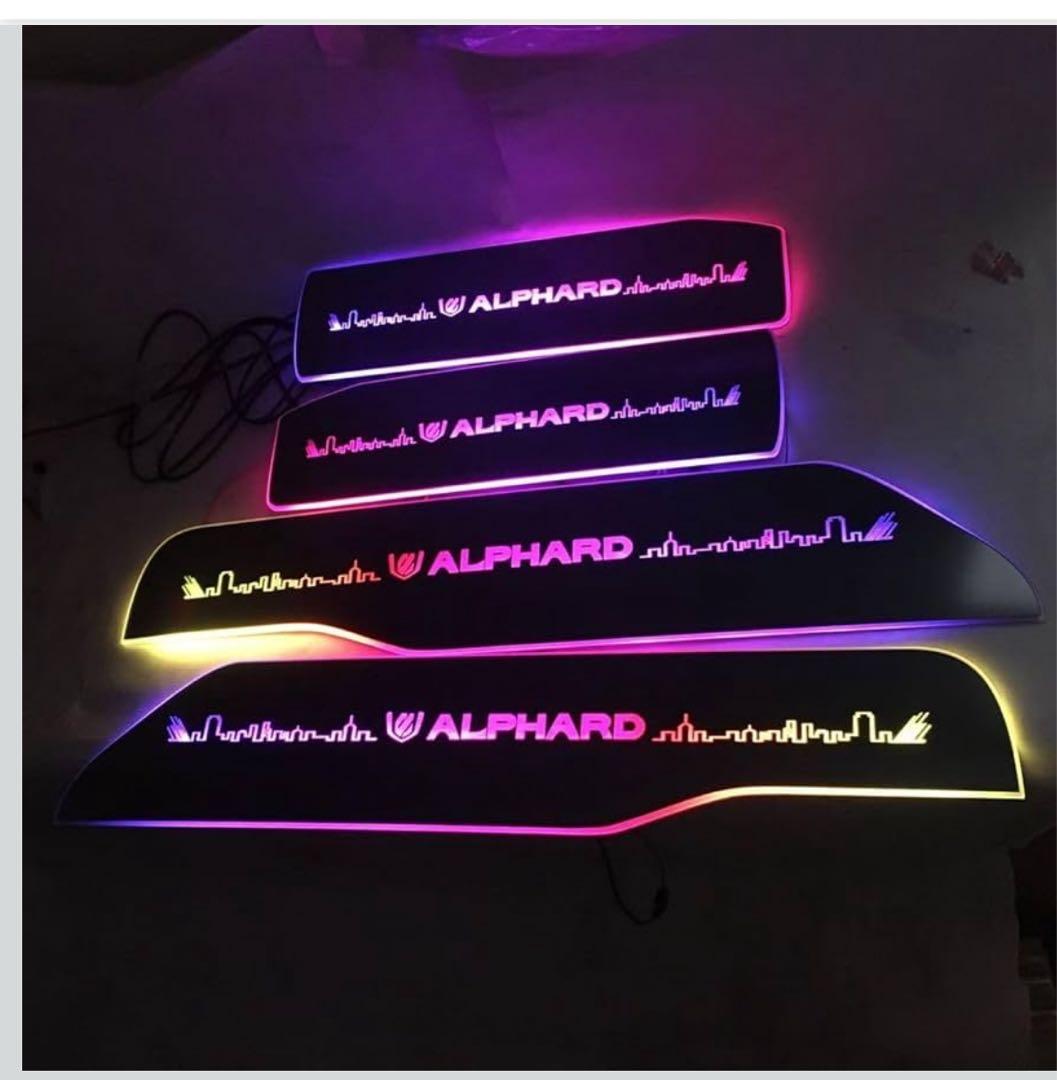 ALPHARD レインボーカラー　 スカッフプレート 4個セット