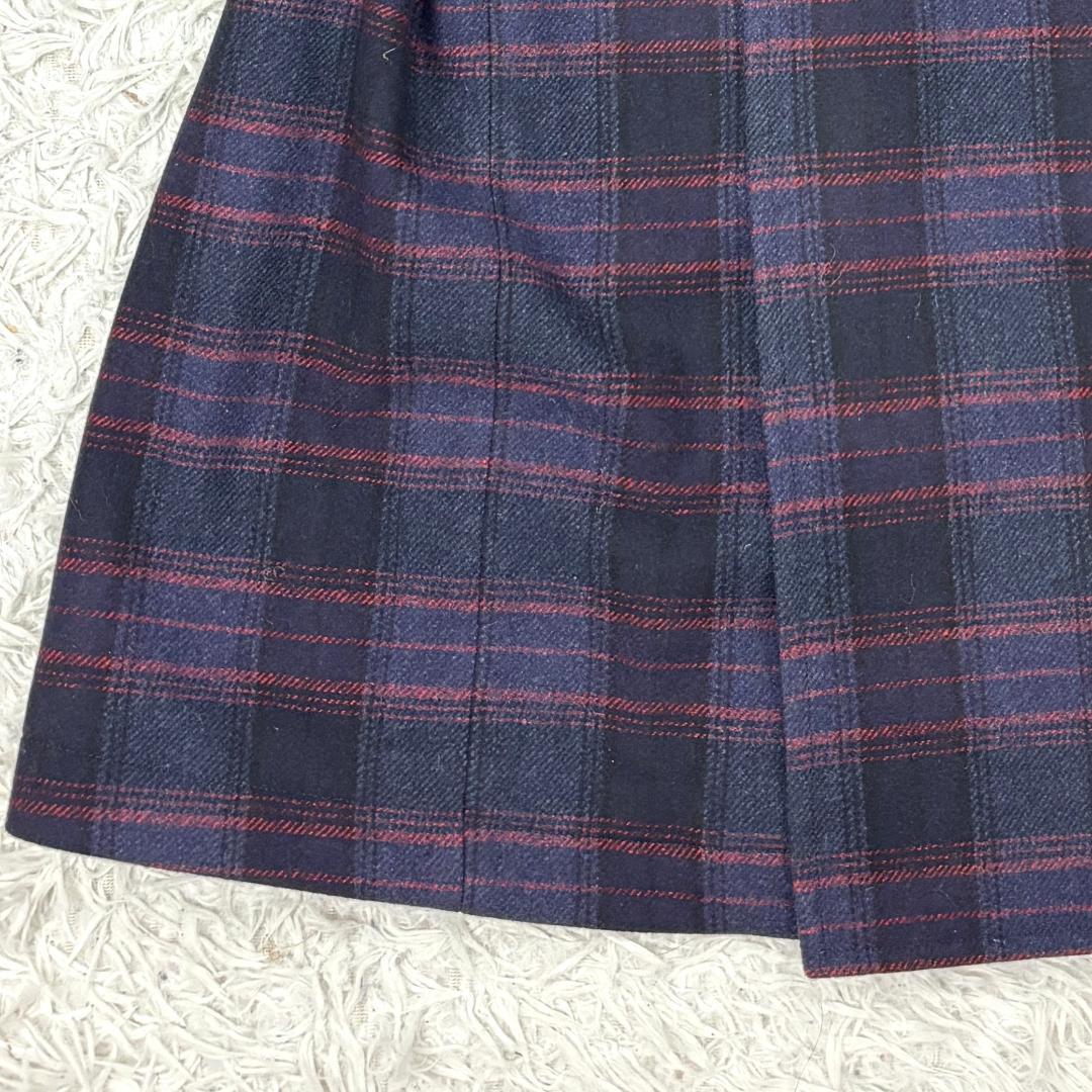 ☆完売品☆ レーヨン混　UNITED TOKYOチェック柄ロングコート　マキシ丈