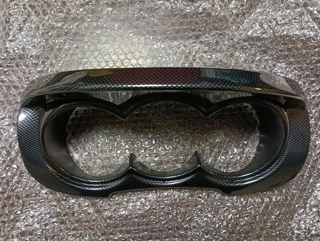 ダイハツ 880 コペン カーボン風 メーターフードパネル 美品