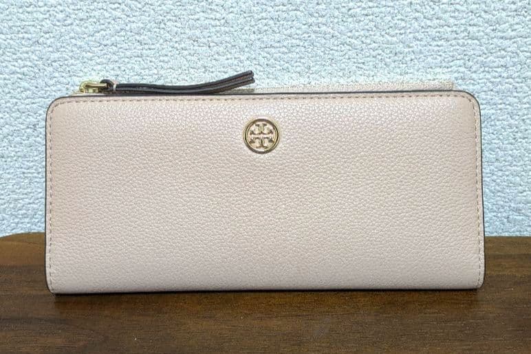 【新品未使用】　正規品　Tory Burch 長財布　レザー　ピンク