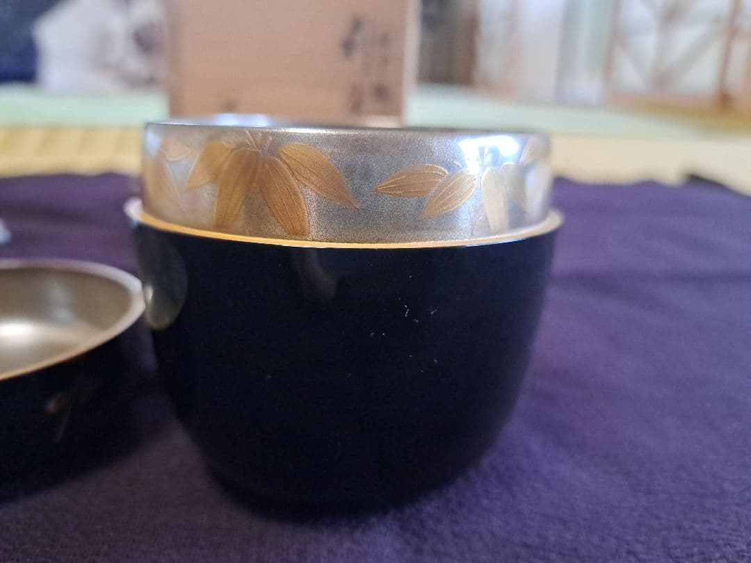 茶平一斎 利休棗　松竹梅