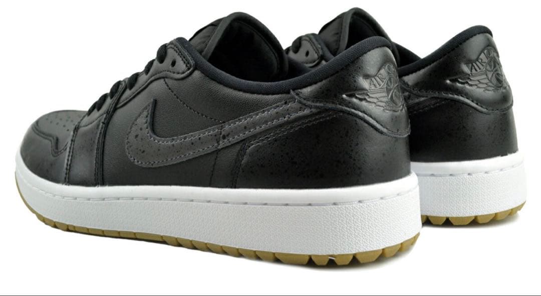 NIKE エアジョーダン1 LOW GOLF ブラックガム25.5cm