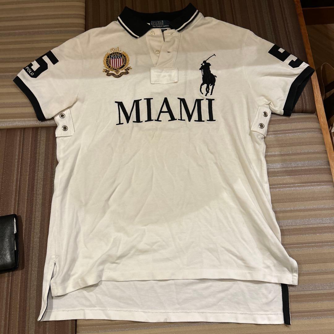 US drip Ralph Lauren ビッグポニーポロシャツ MIAMI