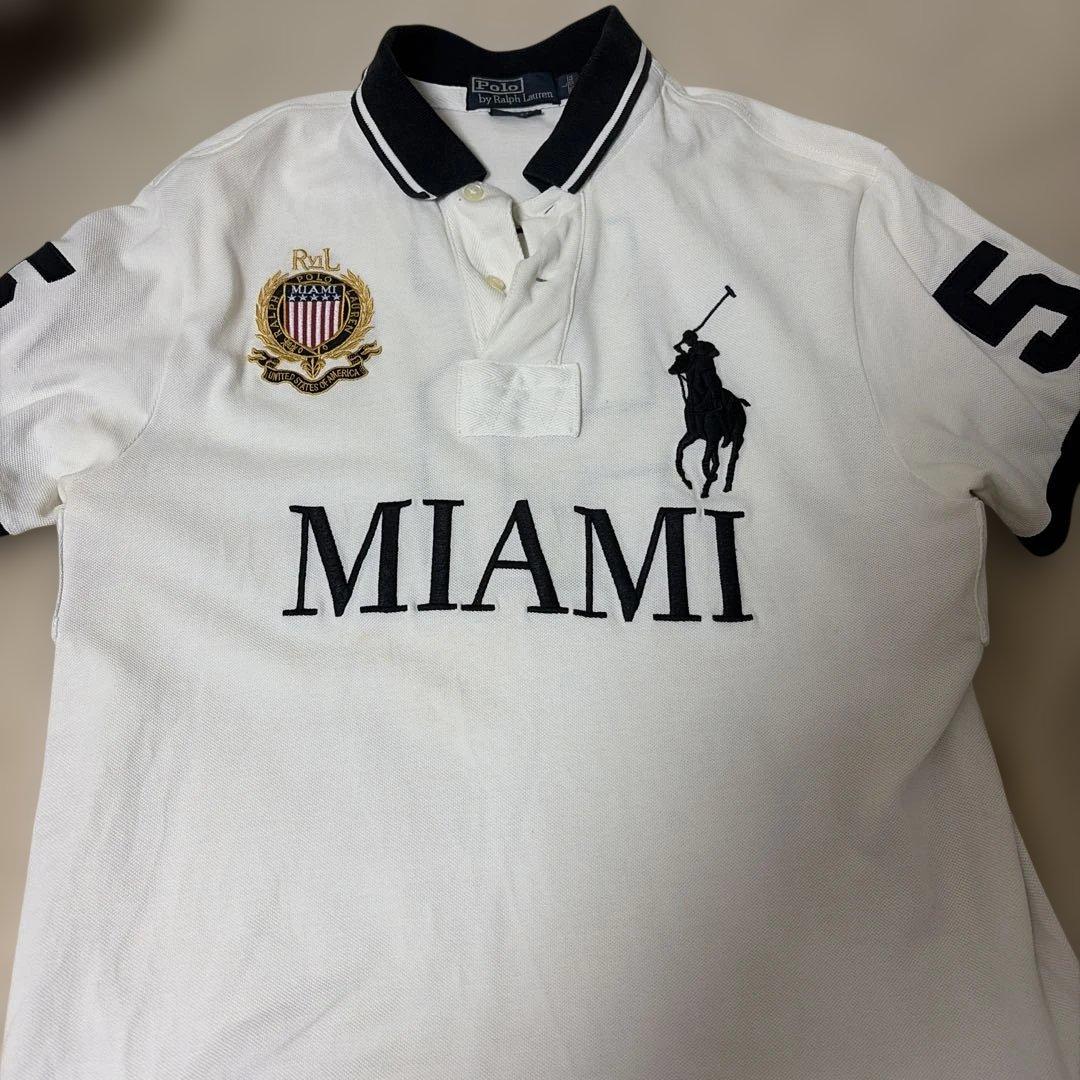 US drip Ralph Lauren ビッグポニーポロシャツ MIAMI