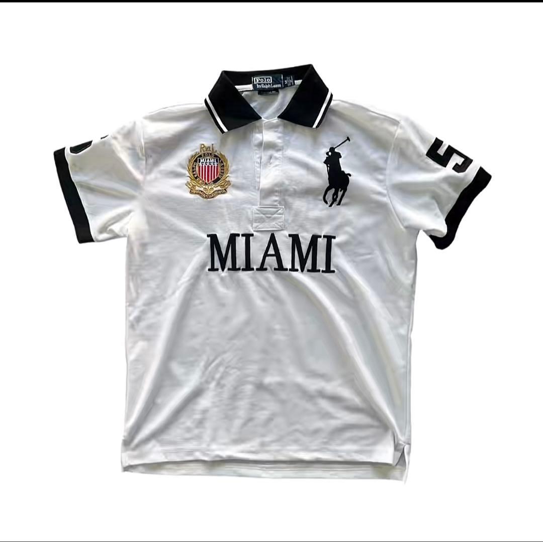 US drip Ralph Lauren ビッグポニーポロシャツ MIAMI