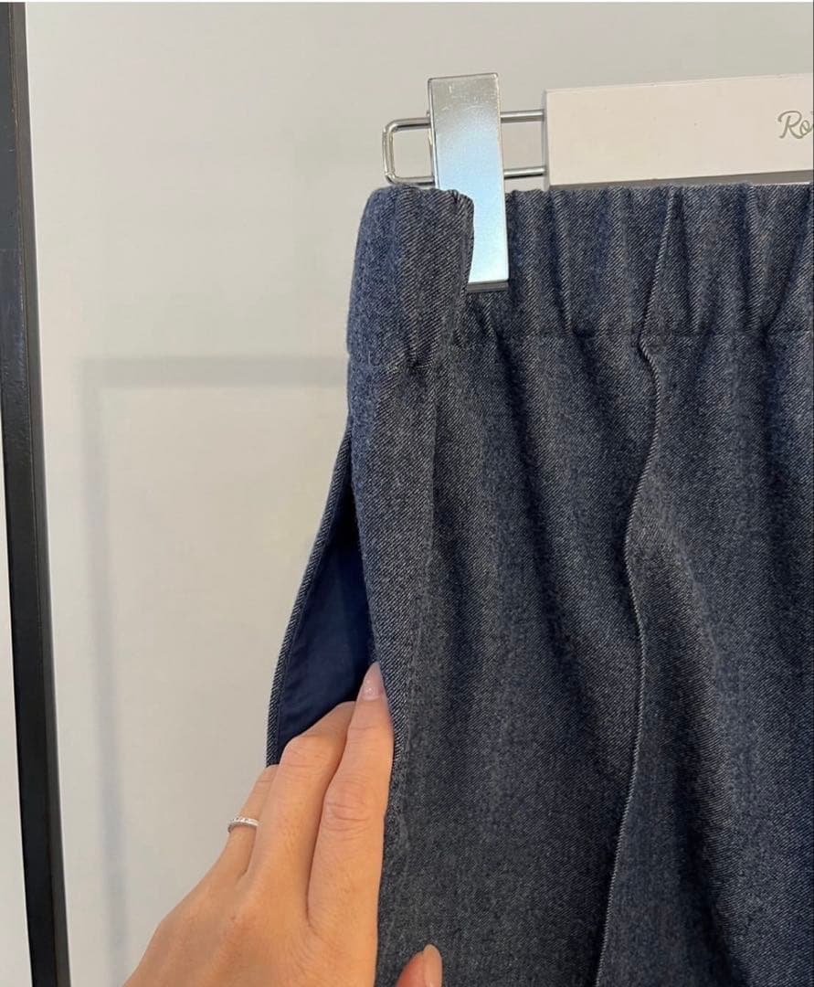 rosy monster スイートピーパンツ　デニムライク　M