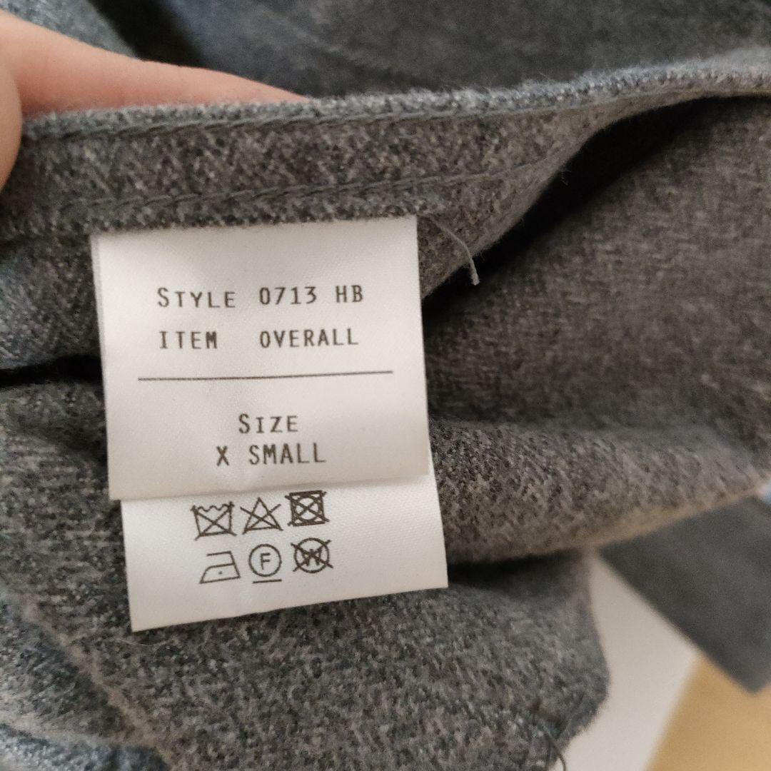 UNION LAUNCH グレー ロングサロペット