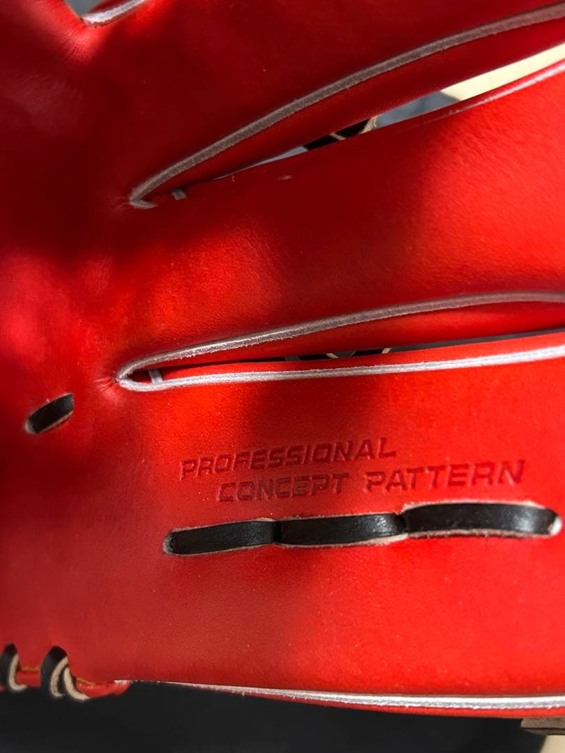 ZETT プロステイタス 軟式グローブ ディープオレンジ