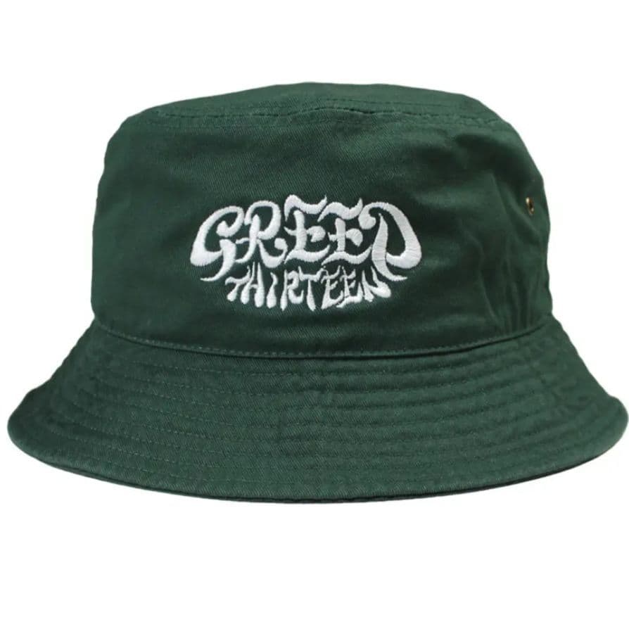 【数原龍友着用】GREED THIRTEEN　Bucket Hat　GREEN