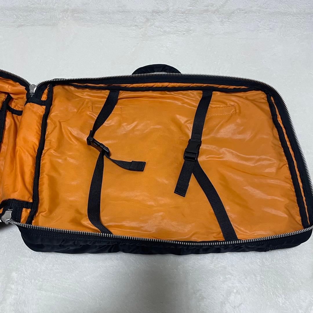 【美品】PORTER 3way 2層式 タンカー リュック ビジネスバッグ