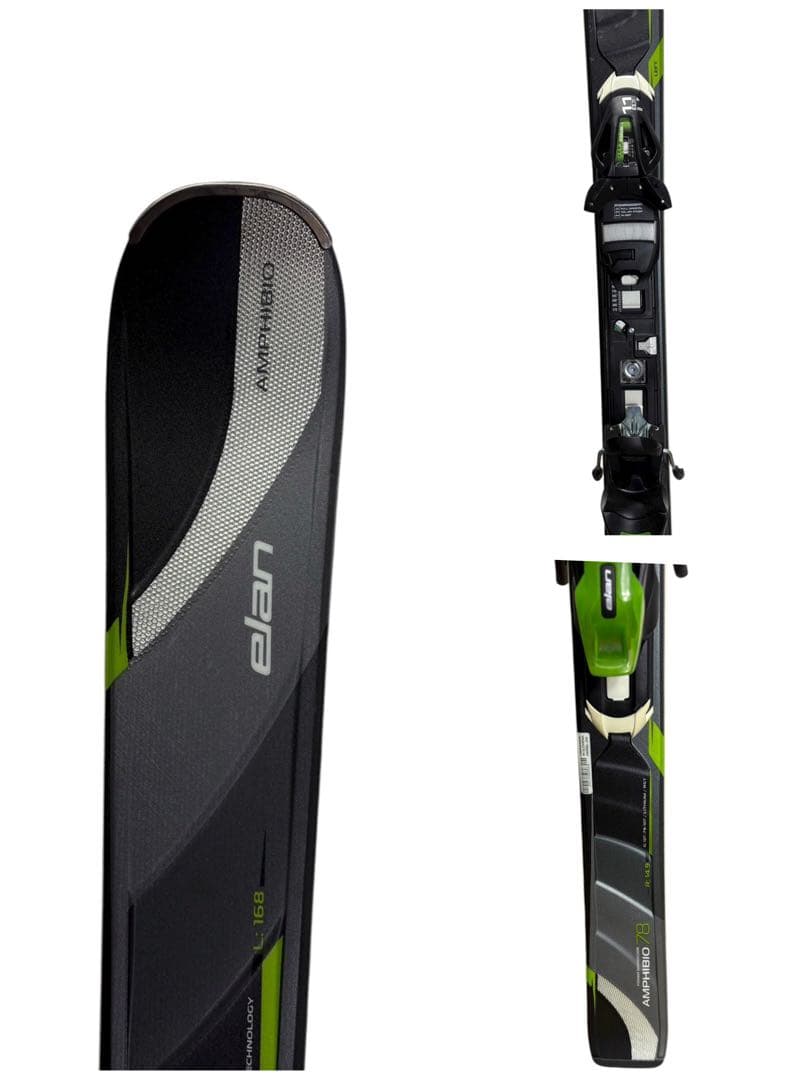・elan エラン Amphibio78 168cm スキー板