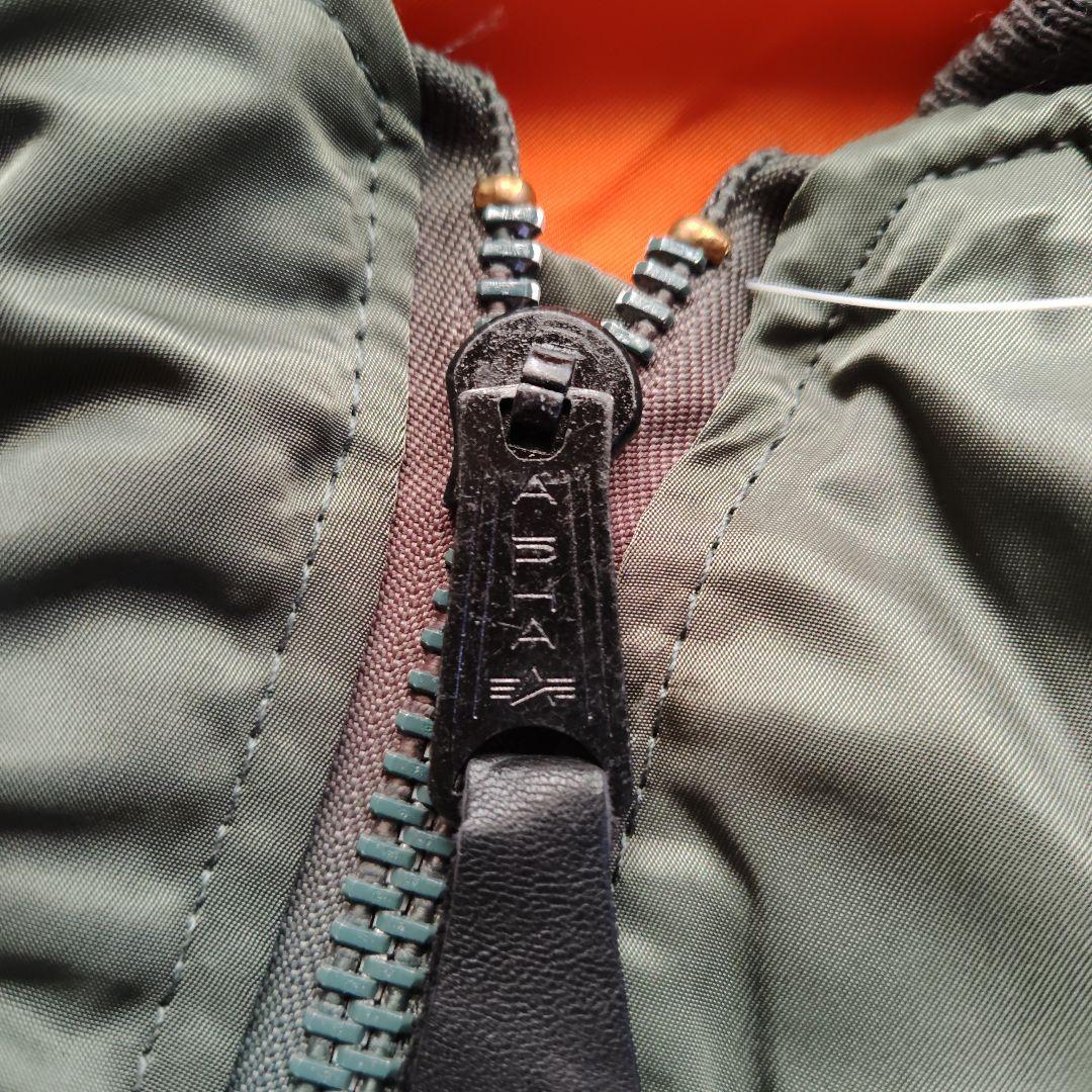 I*a様 変色無し アメリカ製 アルファМA-1 ALPHA タグ付き未使用　S