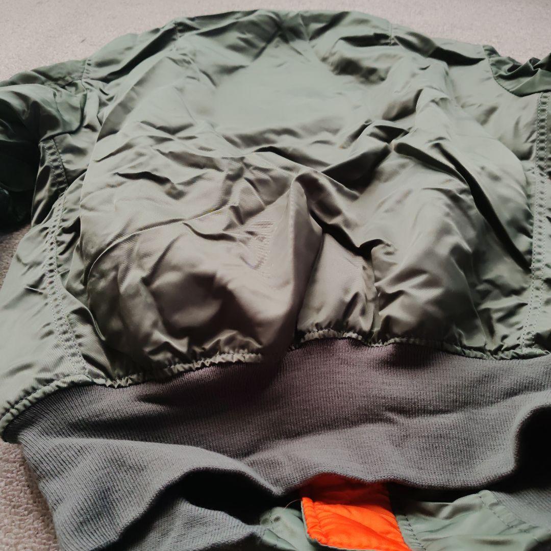 I*a様 変色無し アメリカ製 アルファМA-1 ALPHA タグ付き未使用　S