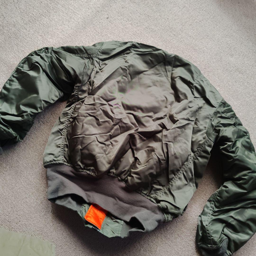 I*a様 変色無し アメリカ製 アルファМA-1 ALPHA タグ付き未使用　S