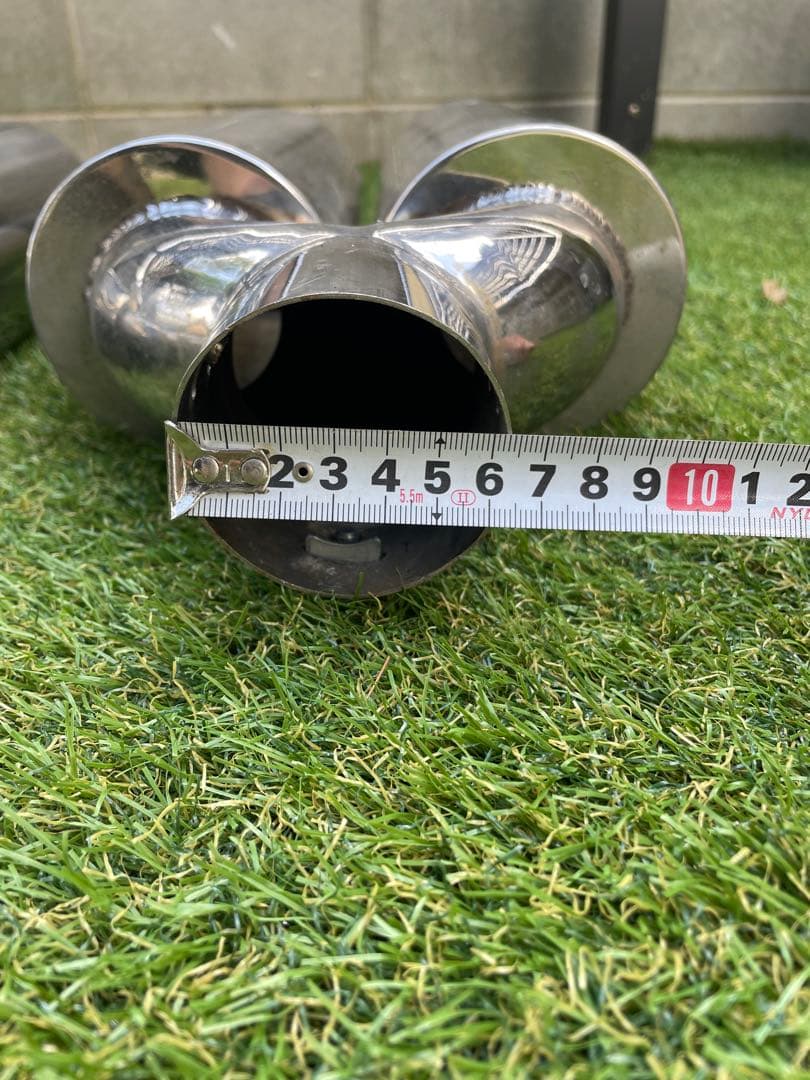 2本出し　マフラーカッター