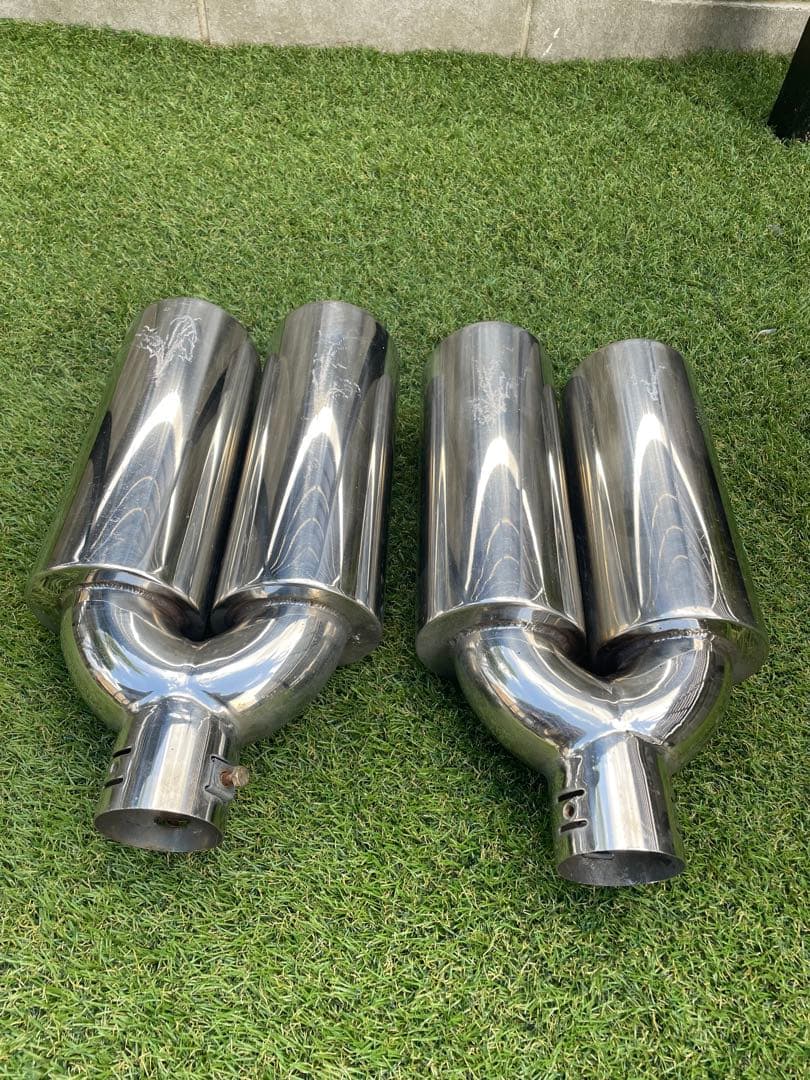 2本出し　マフラーカッター