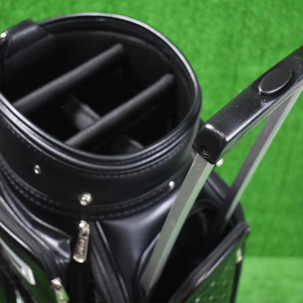 PGM GOLF/ゴルフ キャリー付 キャディバッグ【ブラック】展示品！