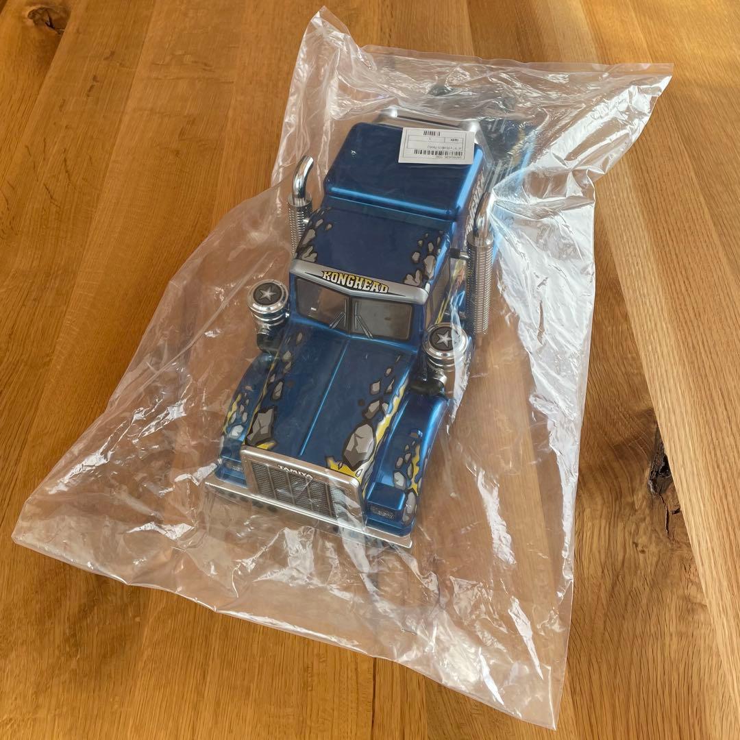 【やっちん】タミヤ 1/18RC XB コングヘッド6x6 塗装済みボディ