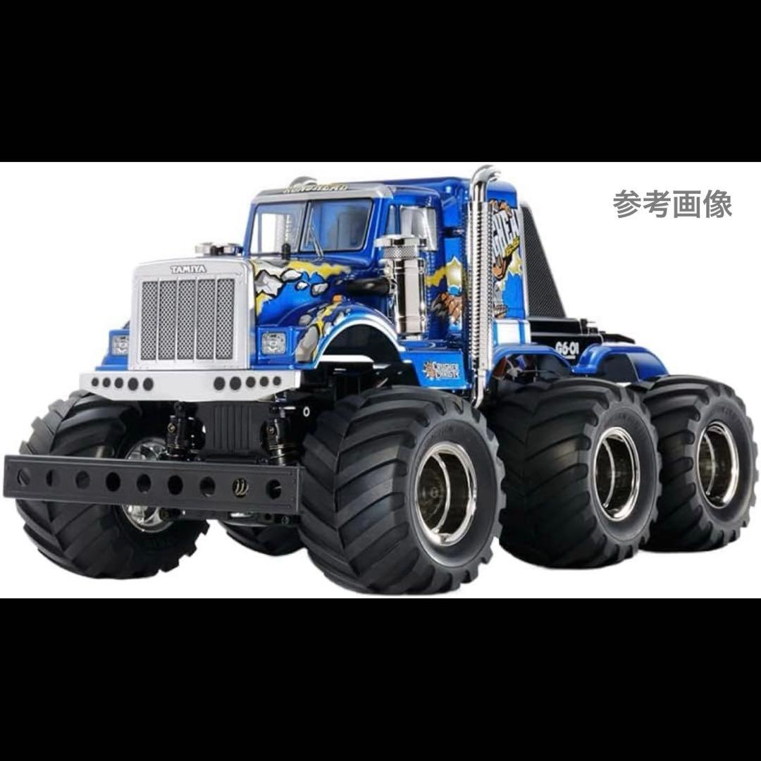 【やっちん】タミヤ 1/18RC XB コングヘッド6x6 塗装済みボディ