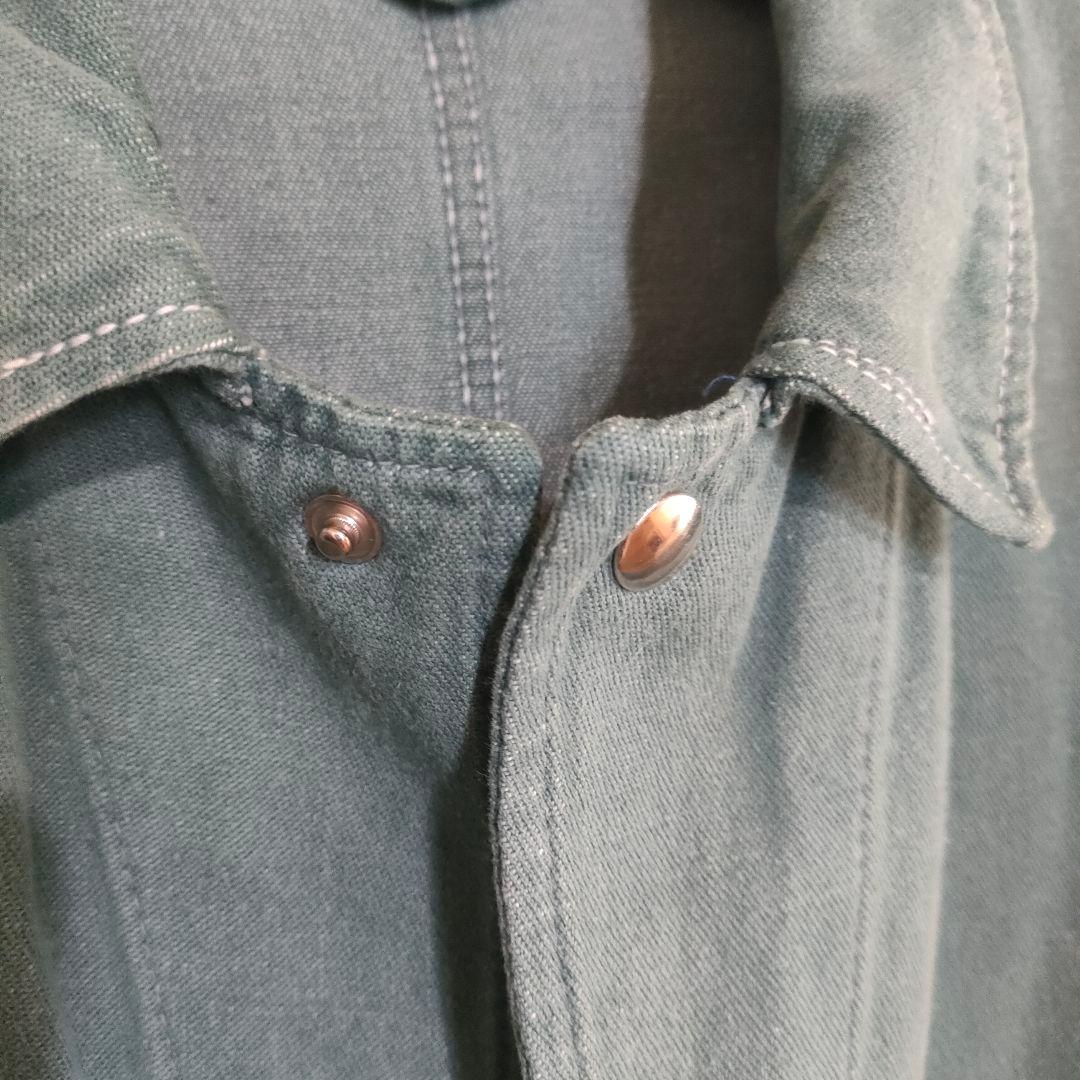 ジャケット・アウター 70s Switzerland green denim work jacket