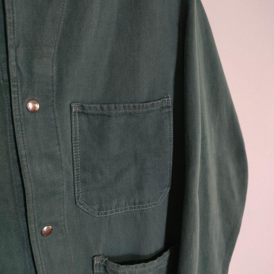 ジャケット・アウター 70s Switzerland green denim work jacket