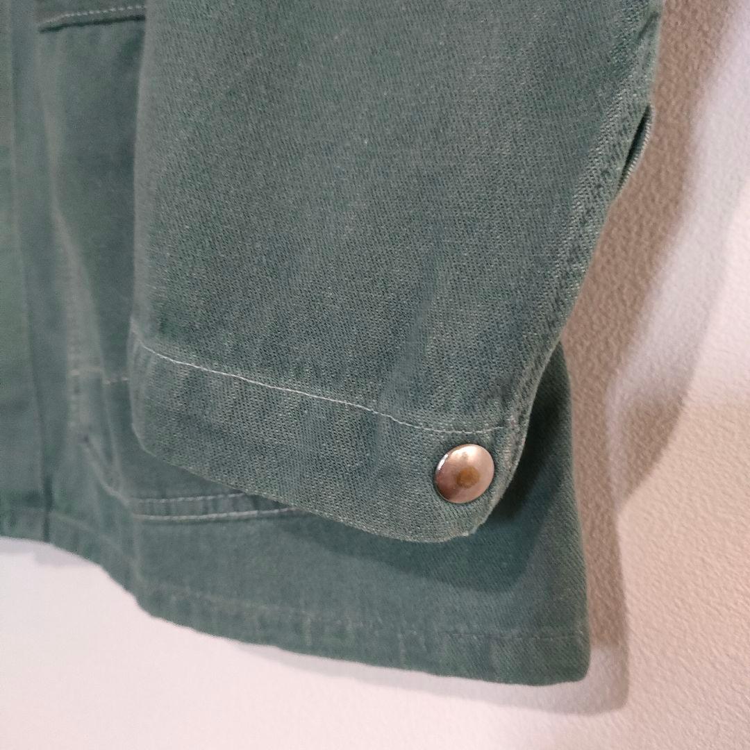 ジャケット・アウター 70s Switzerland green denim work jacket
