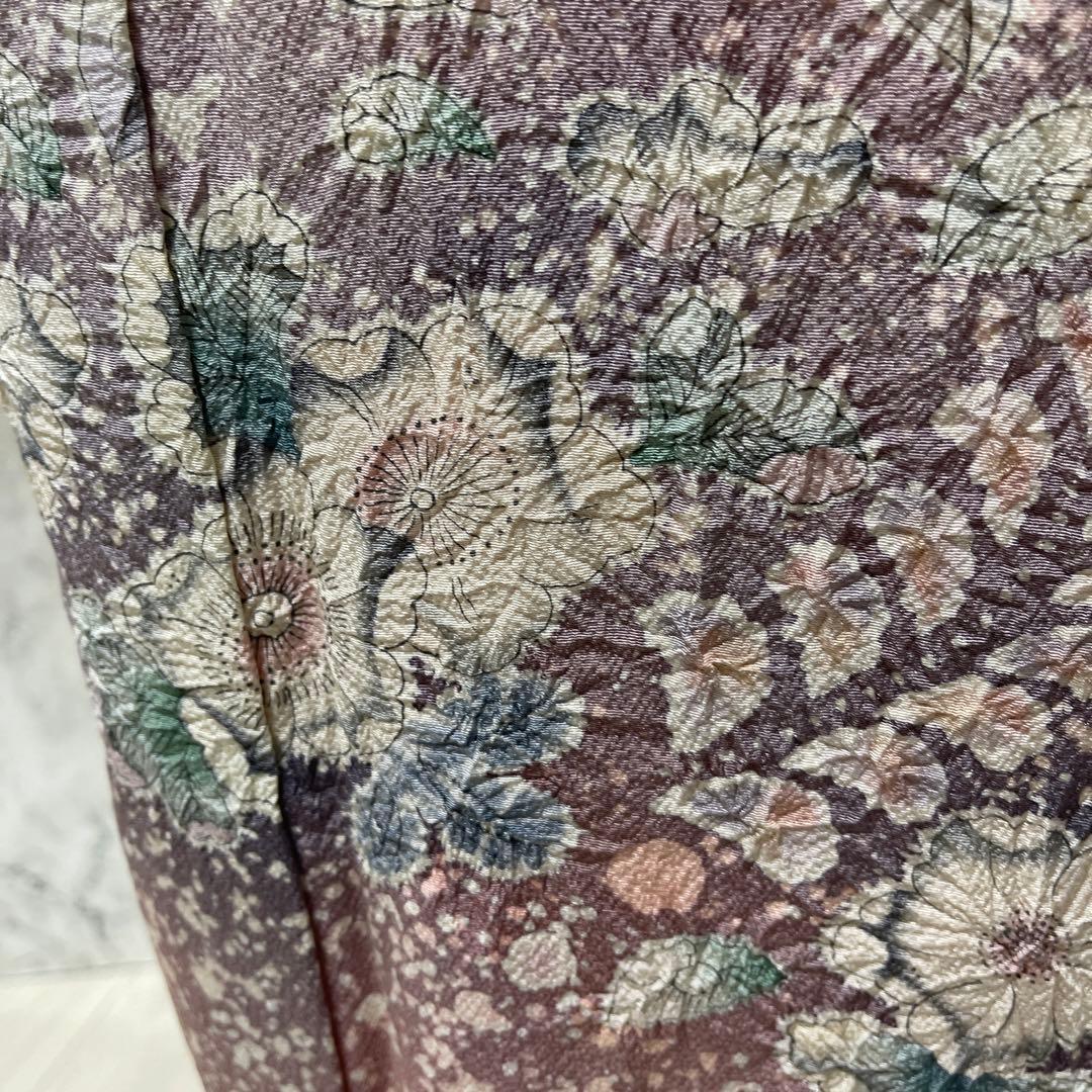 すももも子様正絹【上質辻ヶ花】ピンク　美品