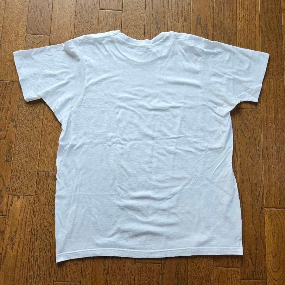 スペシャル80s USA製 スパイダーウェブ Tシャツ シングルステッチ　白レア